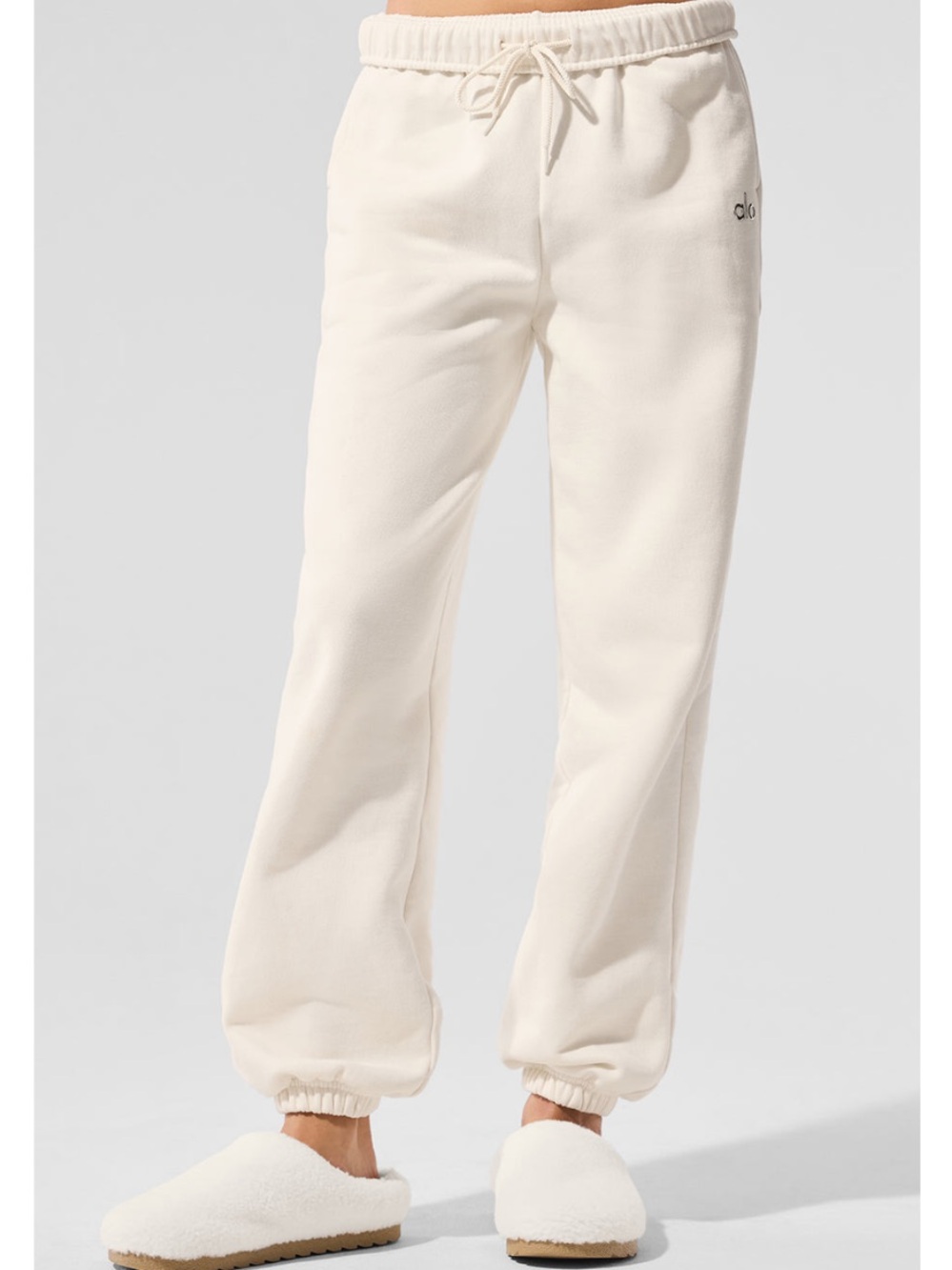 ALO Accolade Ivory Sweatpants NWT